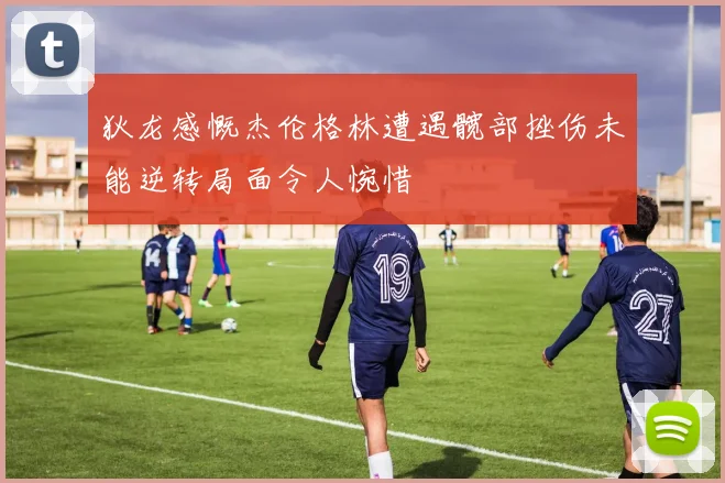 狄龙感慨杰伦格林遭遇髋部挫伤未能逆转局面令人惋惜